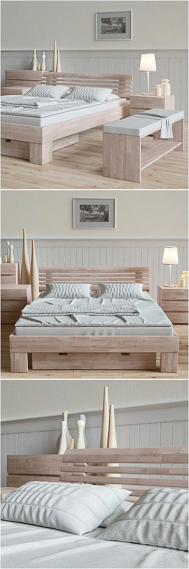 Bedroom furniture from Hasena AG 3D Model