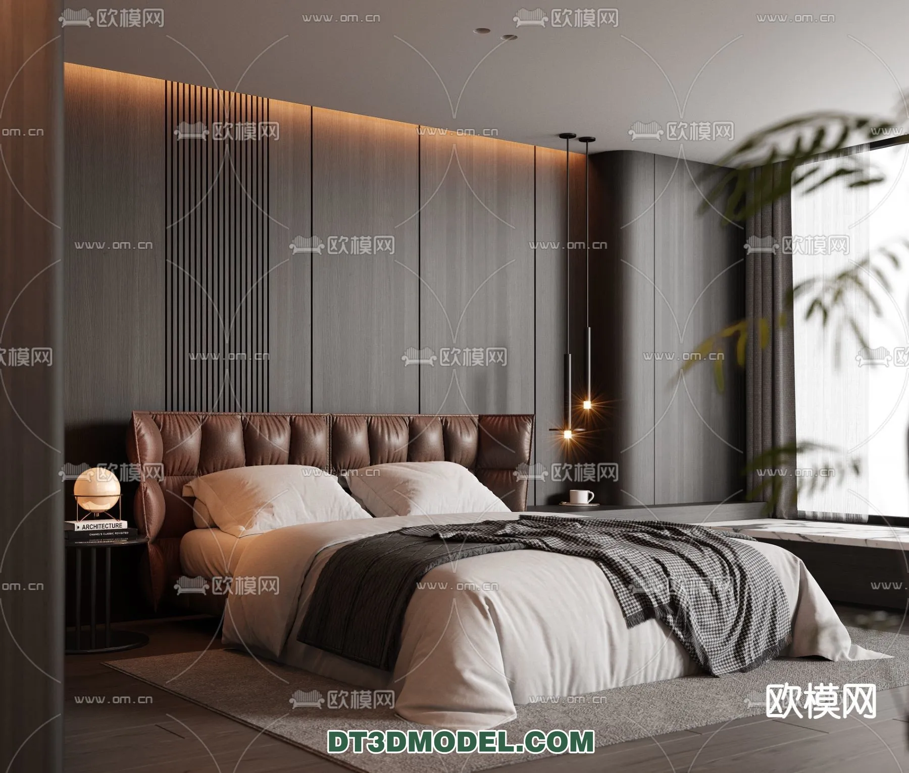 Bedroom - Italian Style - Interior 3D Scene - 005