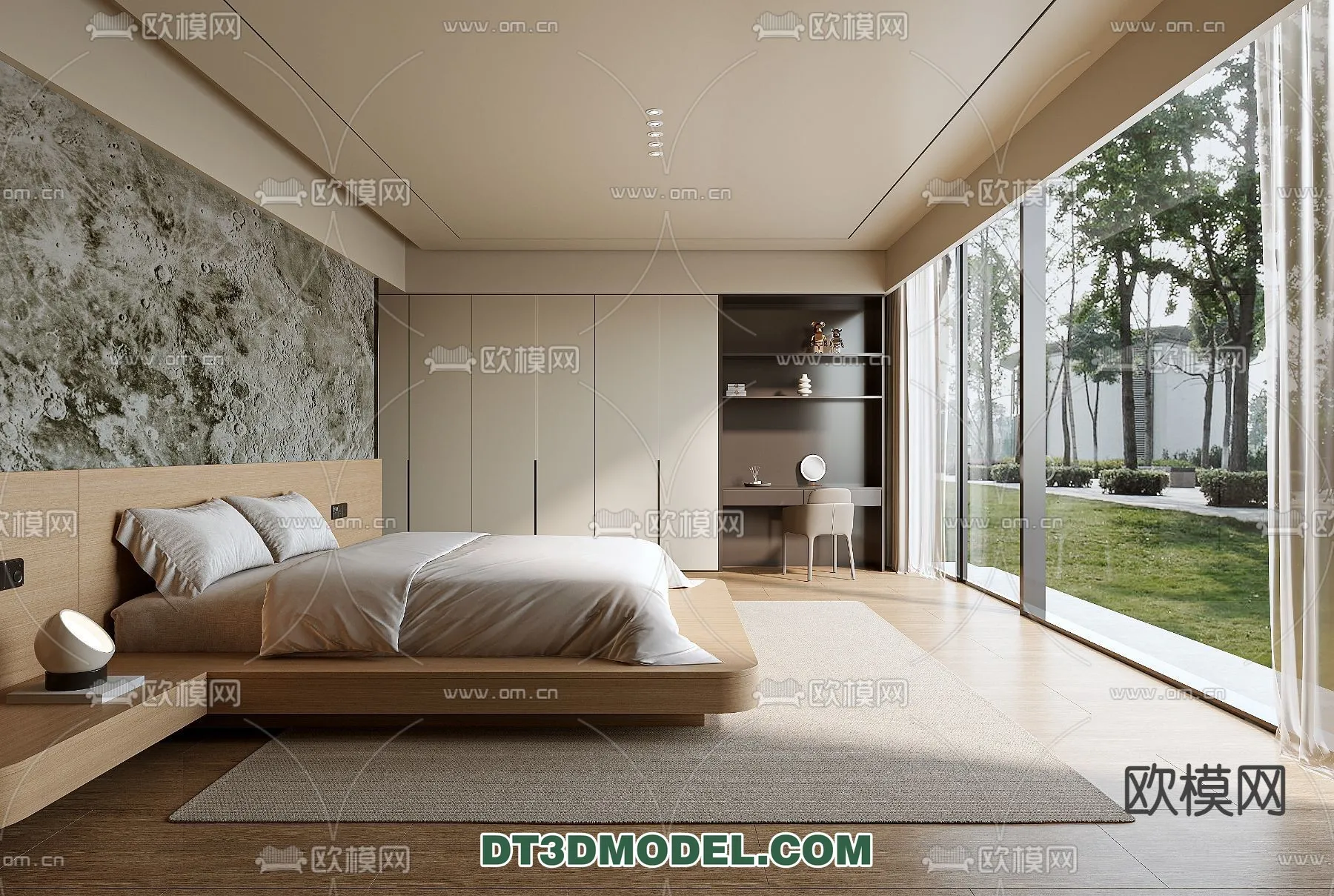Bedroom - Italian Style - Interior 3D Scene - 008