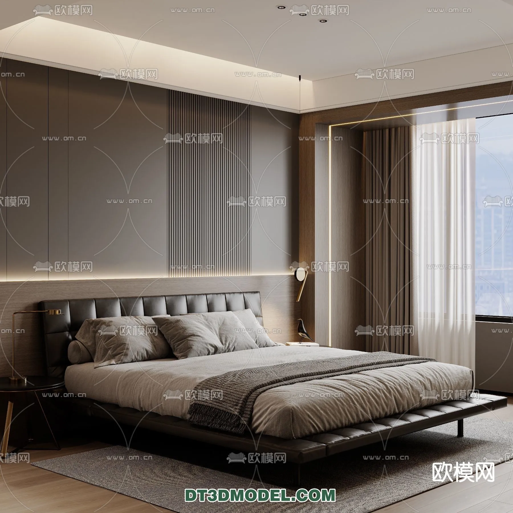 Bedroom - Italian Style - Interior 3D Scene - 010