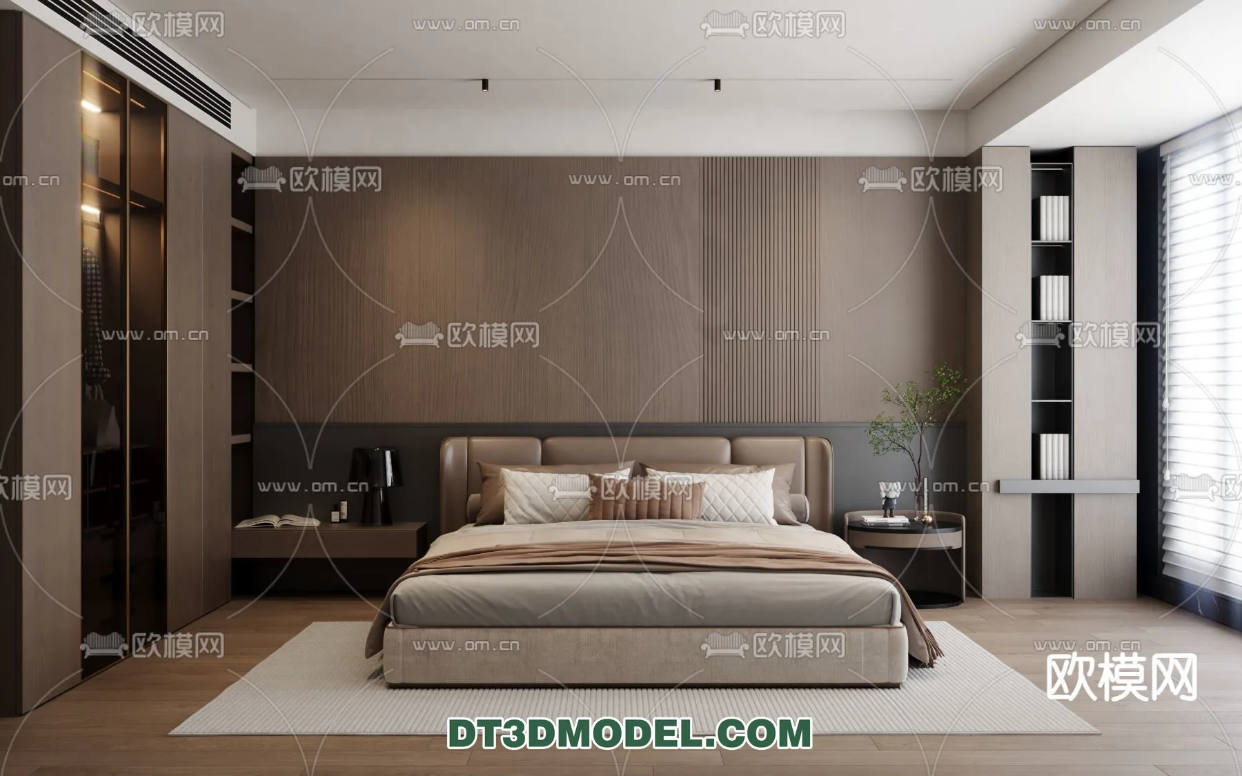 Bedroom - Italian Style - Interior 3D Scene - 015