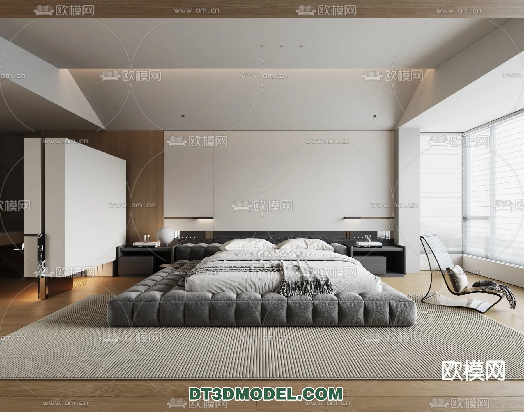 Bedroom - Italian Style - Interior 3D Scene - 016