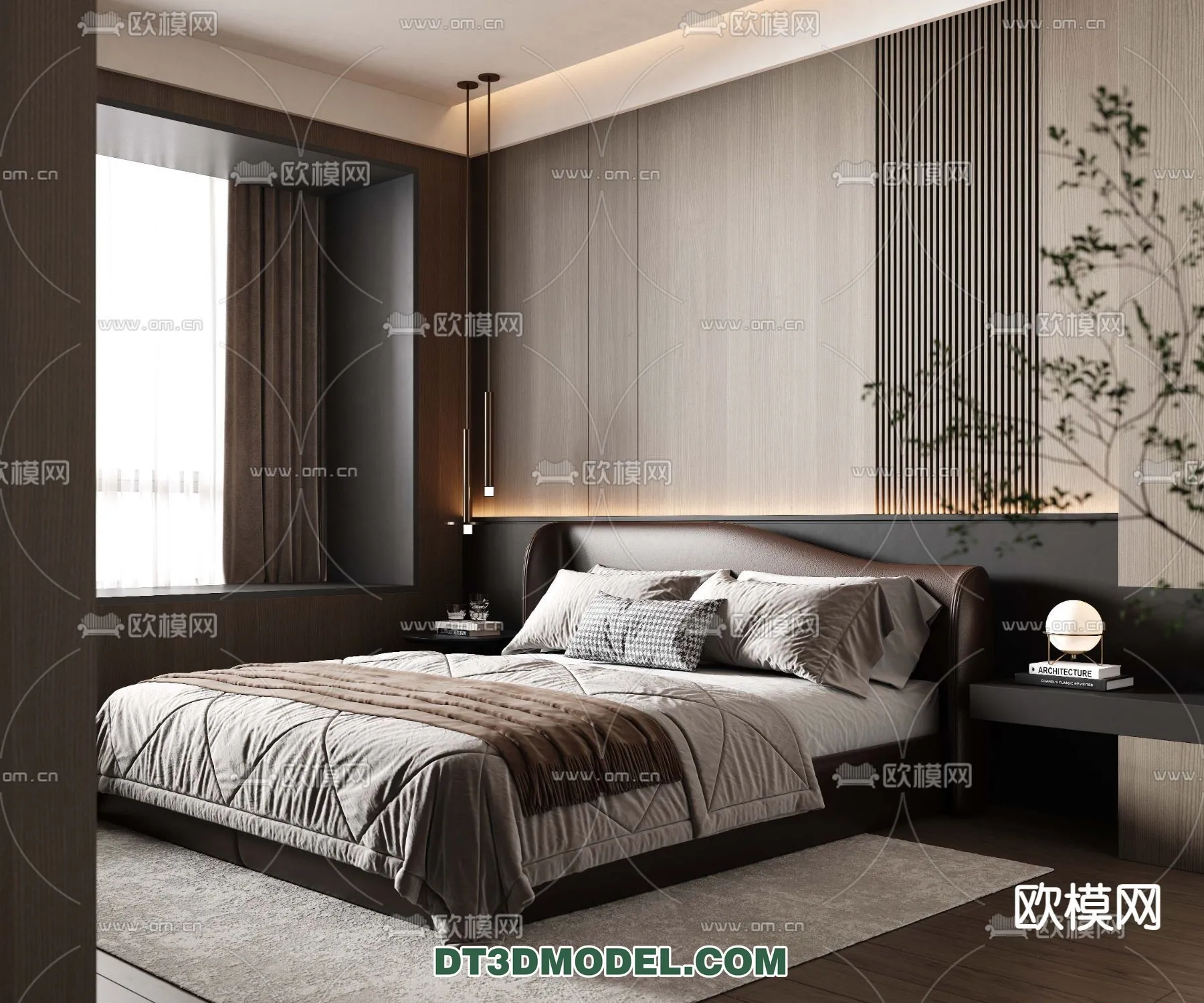Bedroom - Italian Style - Interior 3D Scene - 031