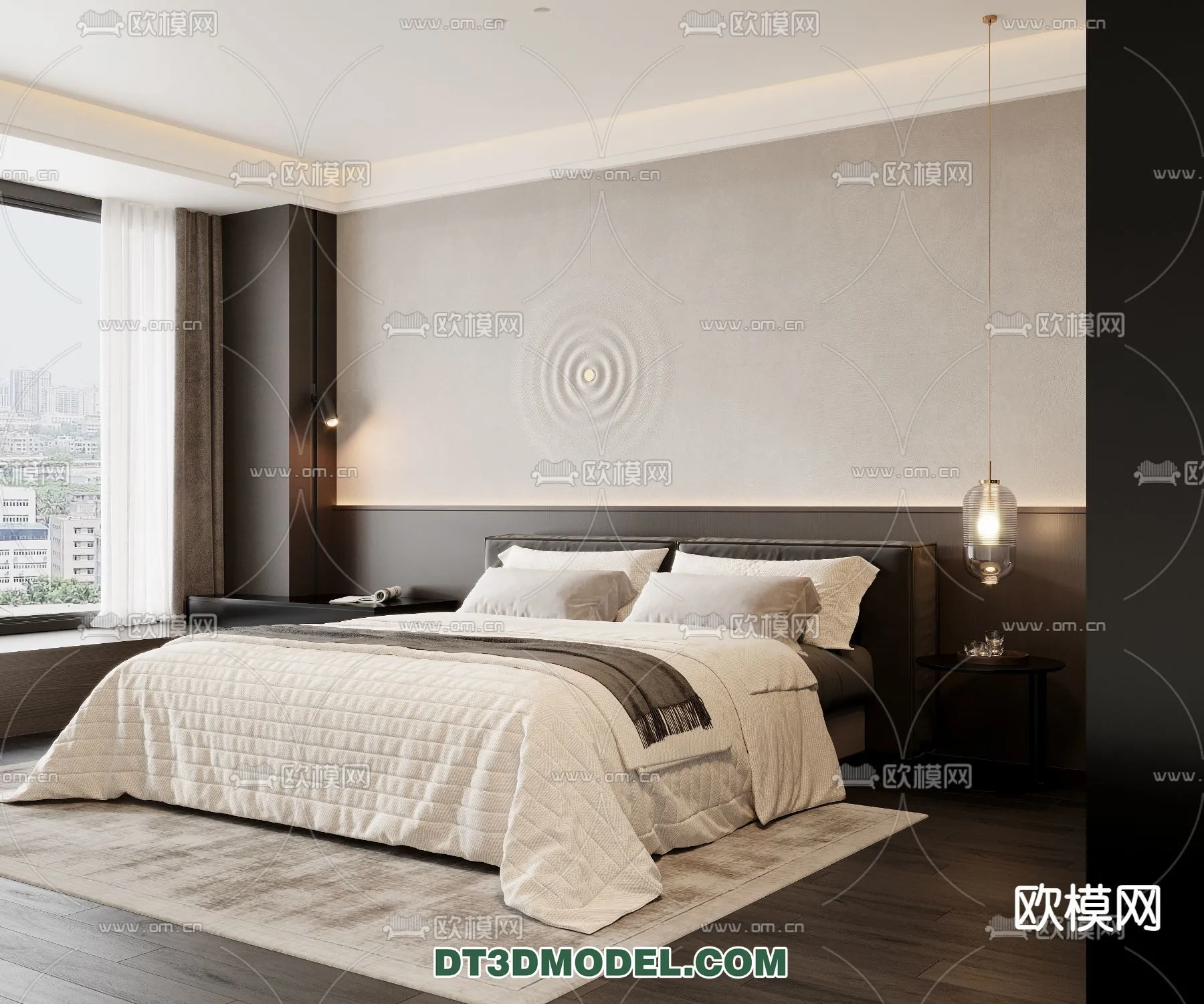 Bedroom - Italian Style - Interior 3D Scene - 040