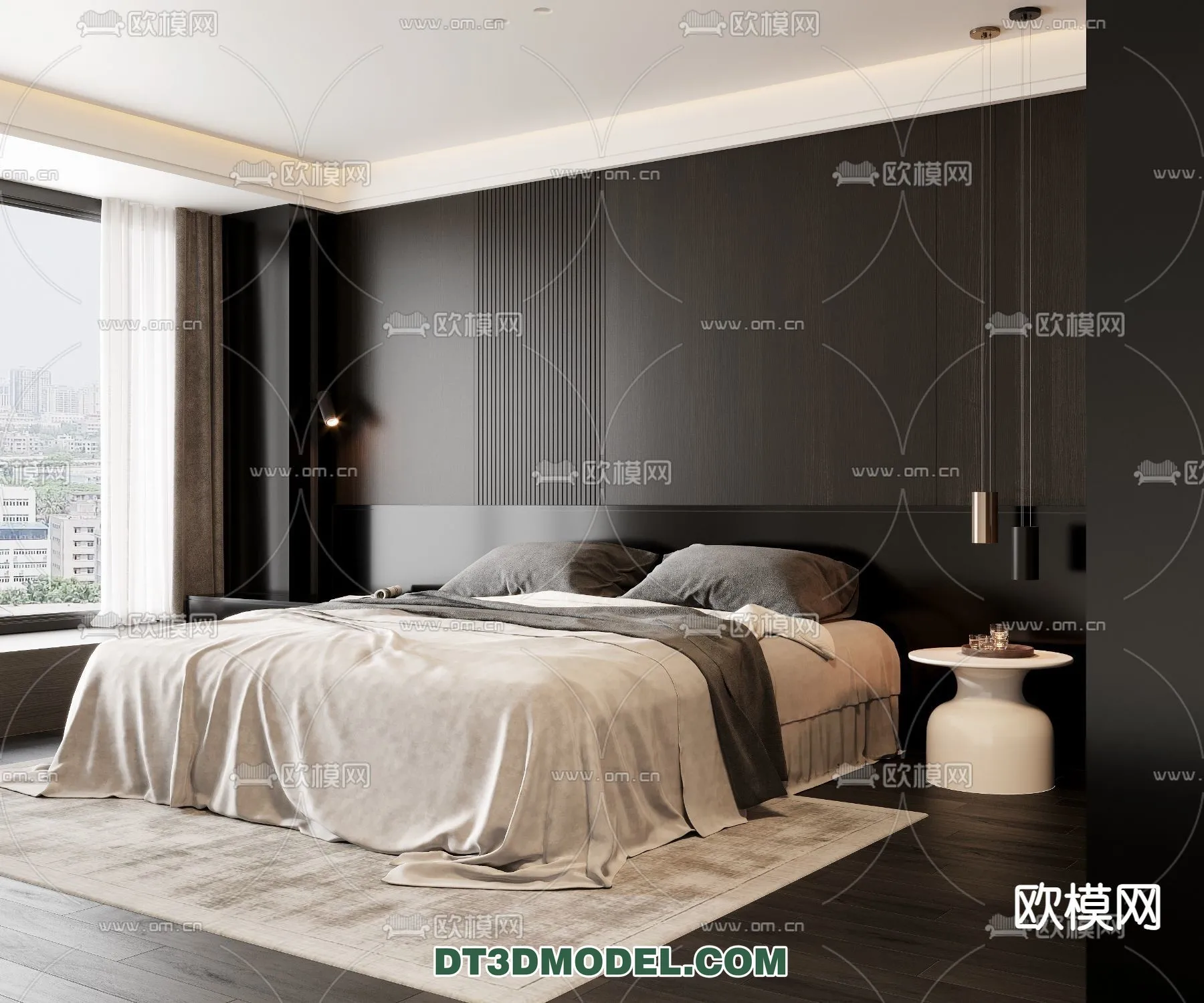 Bedroom - Italian Style - Interior 3D Scene - 041