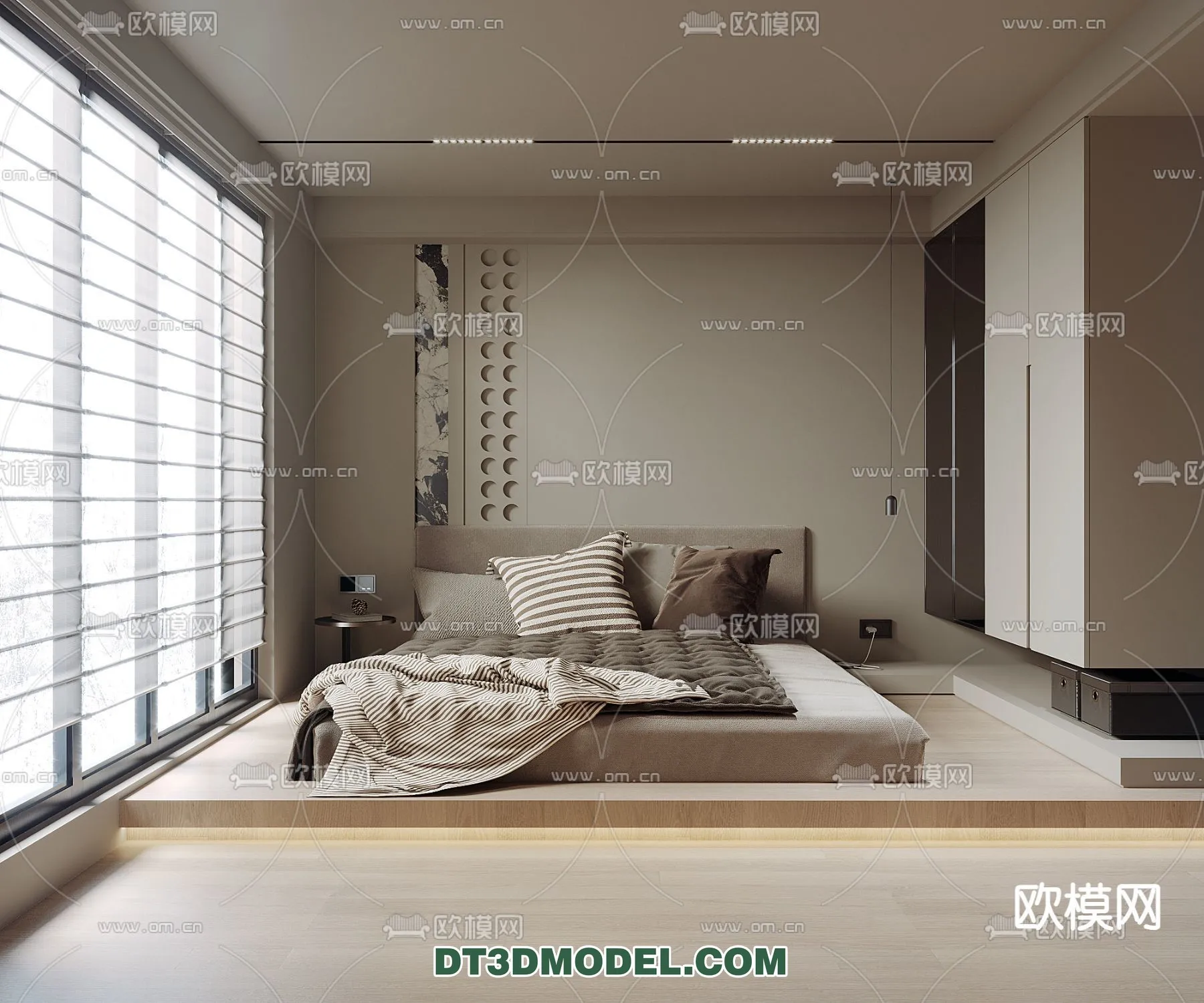 Bedroom - Italian Style - Interior 3D Scene - 047