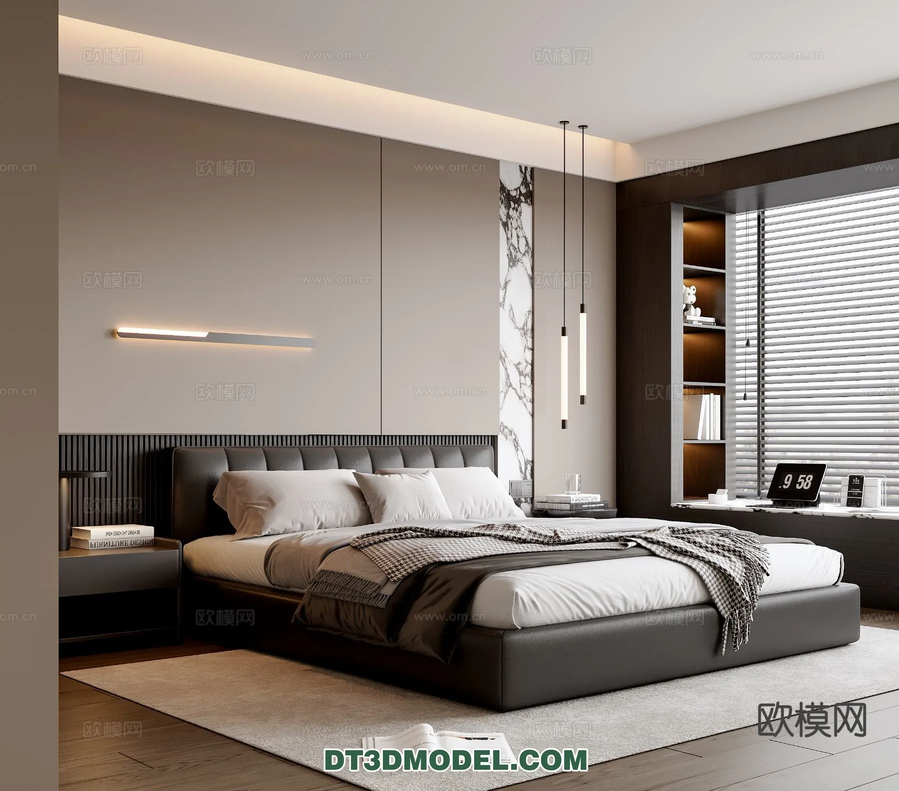Bedroom - Italian Style - Interior 3D Scene - 062