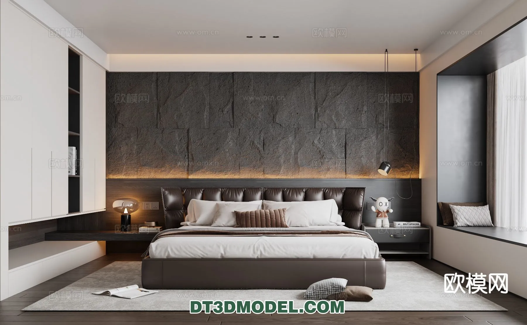 Bedroom - Italian Style - Interior 3D Scene - 067