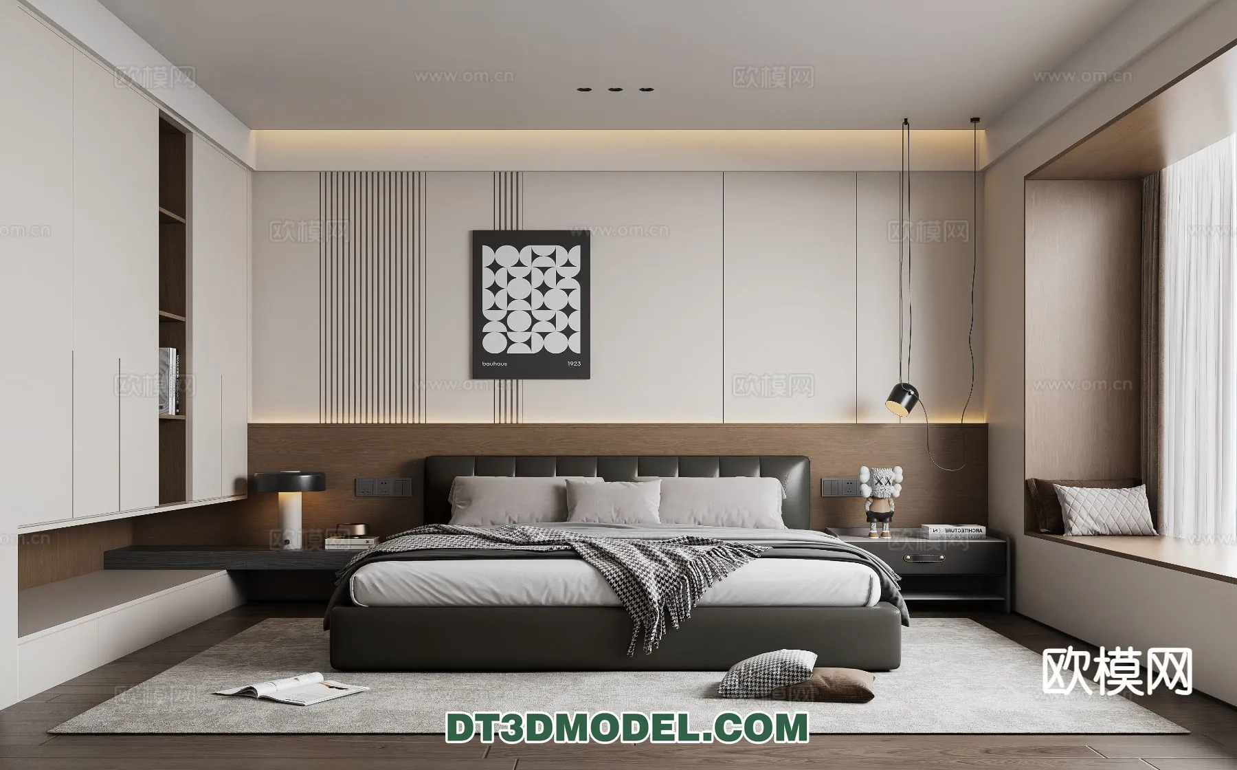 Bedroom - Italian Style - Interior 3D Scene - 068