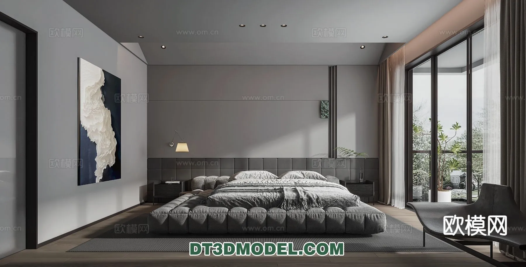 Bedroom - Italian Style - Interior 3D Scene - 070