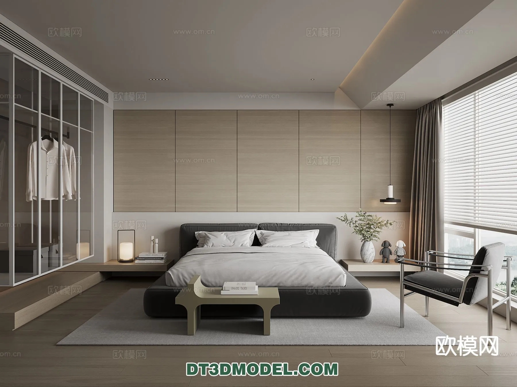 Bedroom - Italian Style - Interior 3D Scene - 072