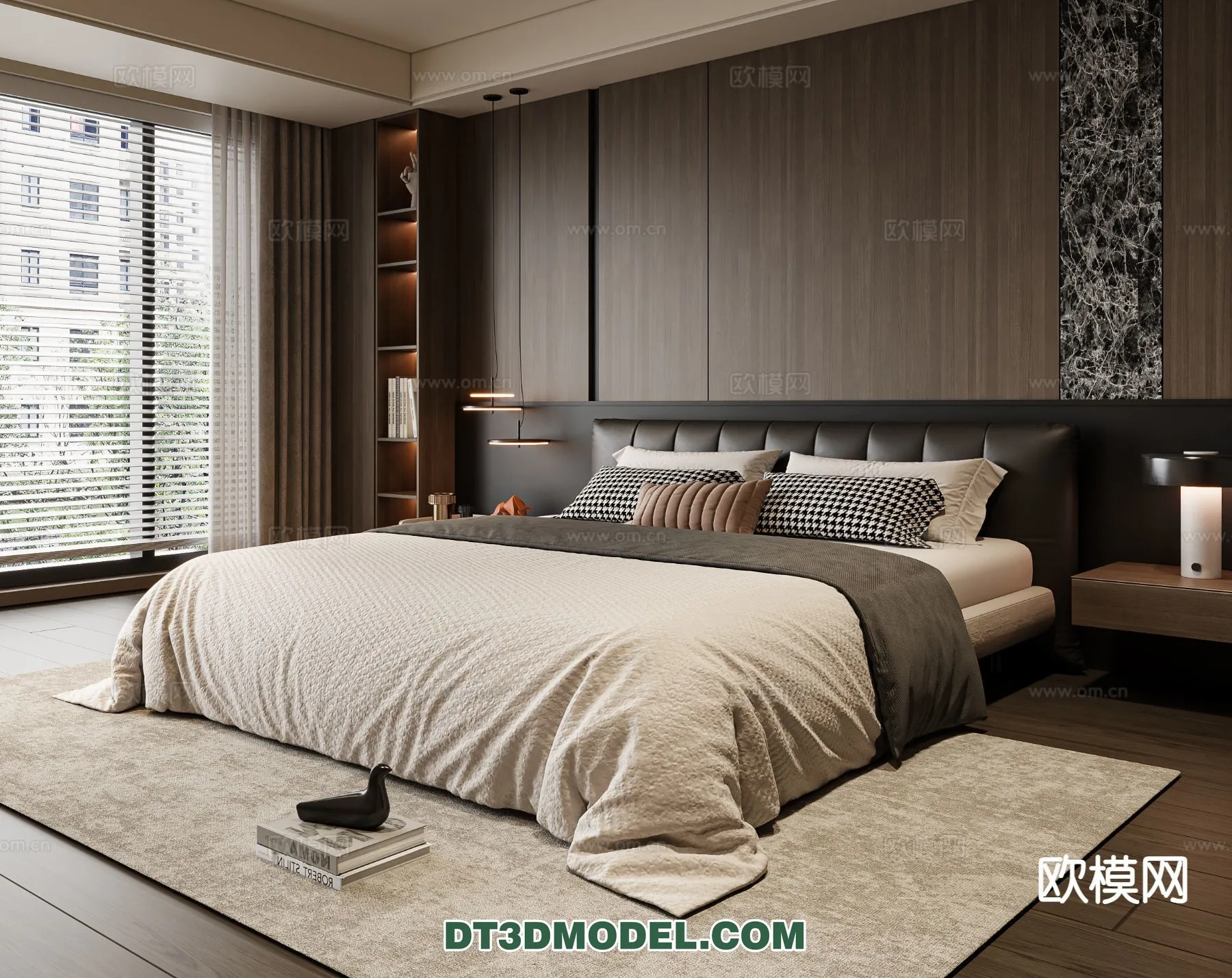 Bedroom - Italian Style - Interior 3D Scene - 076