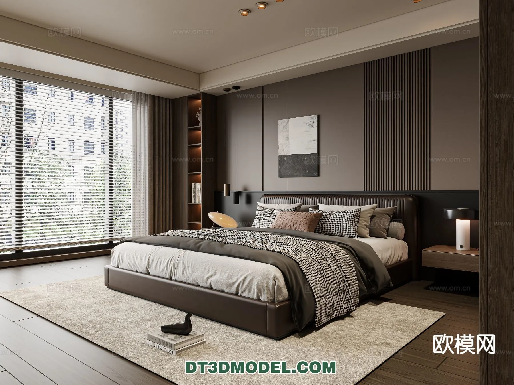 Bedroom - Italian Style - Interior 3D Scene - 079