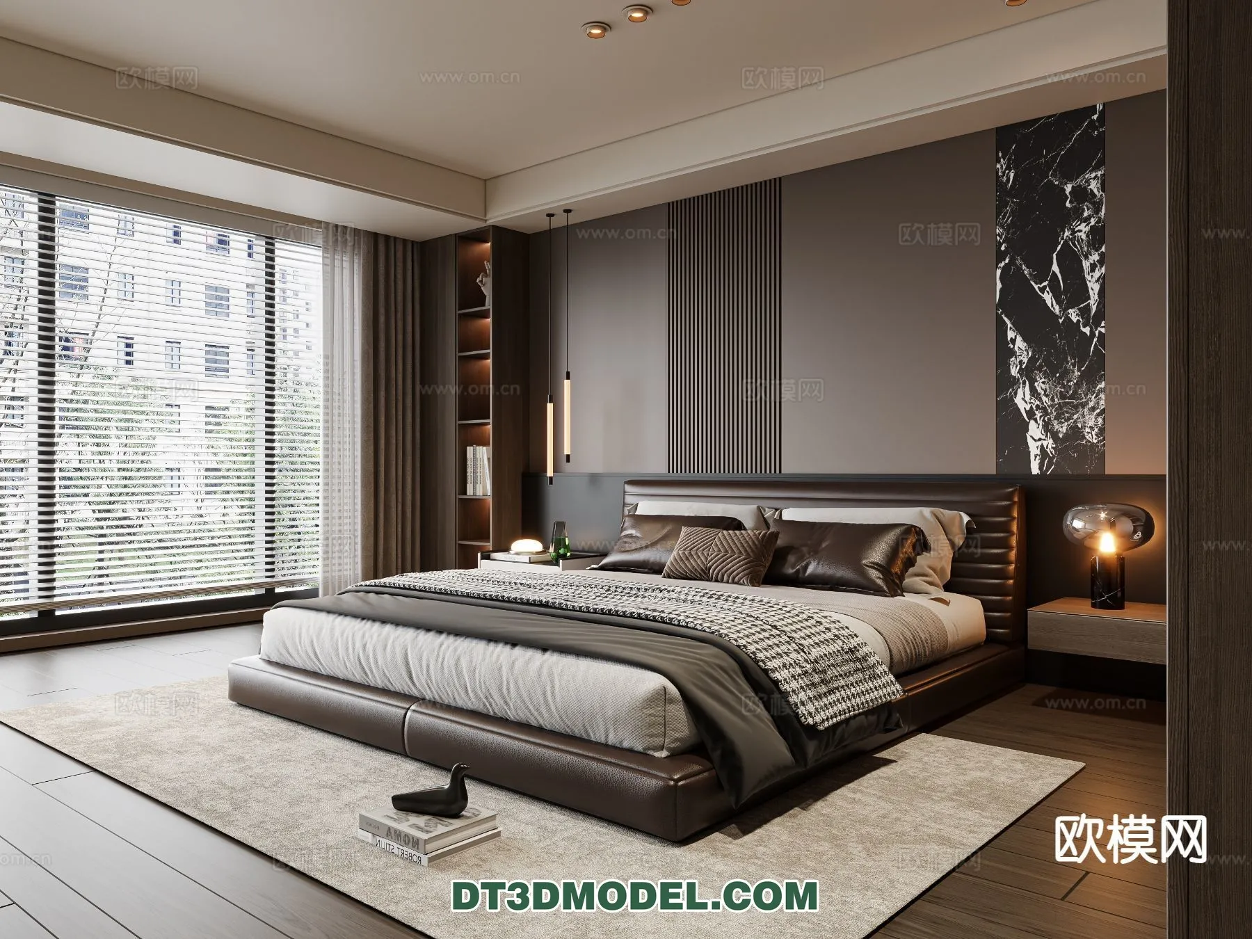 Bedroom - Italian Style - Interior 3D Scene - 080