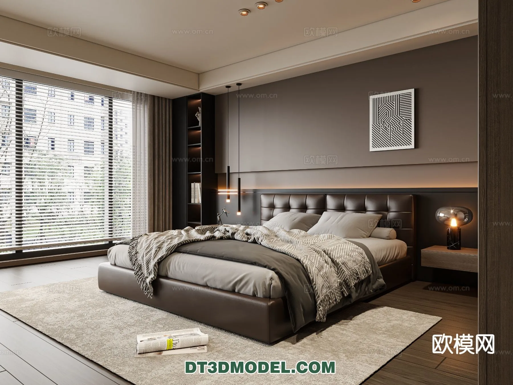 Bedroom - Italian Style - Interior 3D Scene - 081