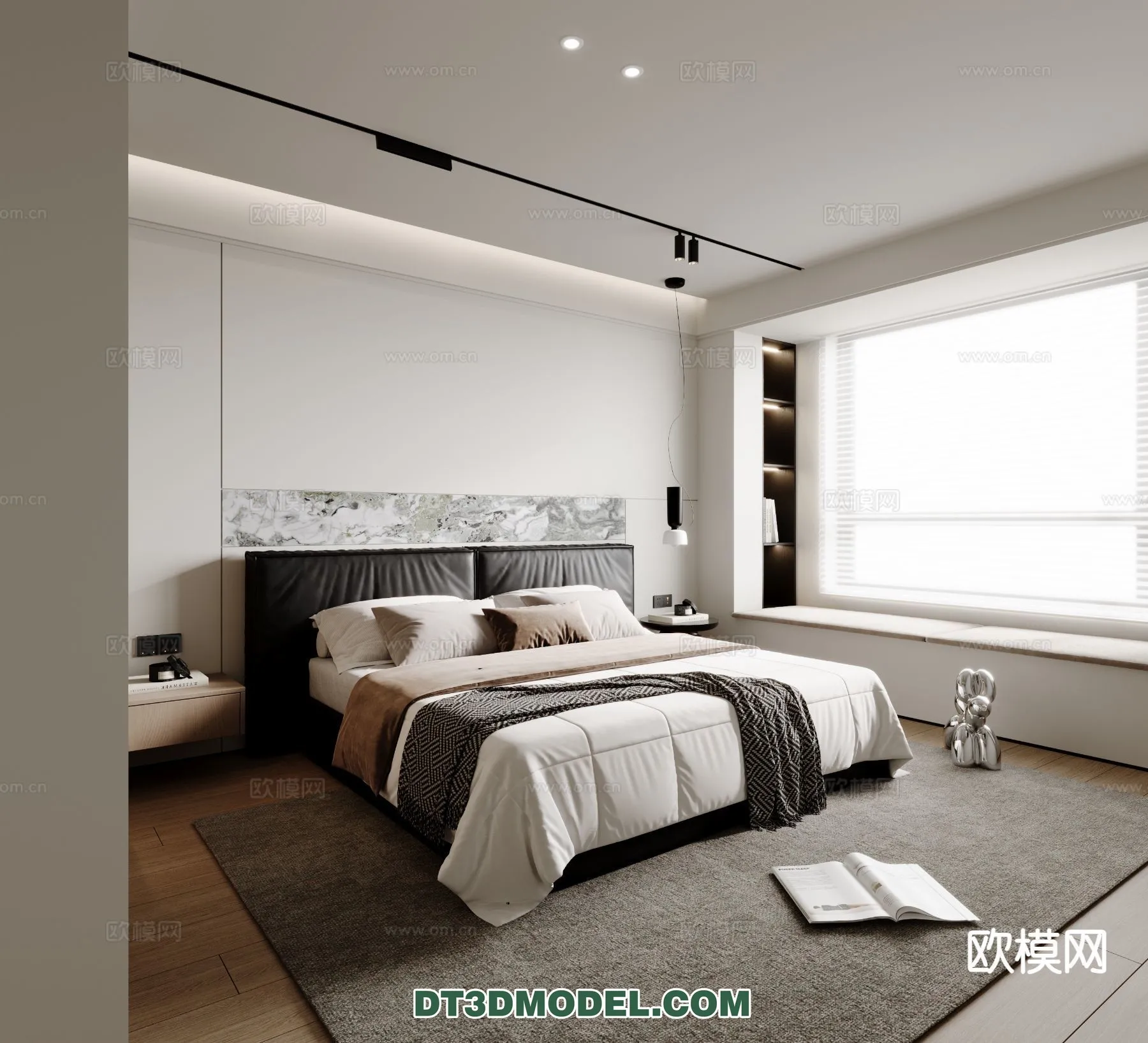 Bedroom - Italian Style - Interior 3D Scene - 084