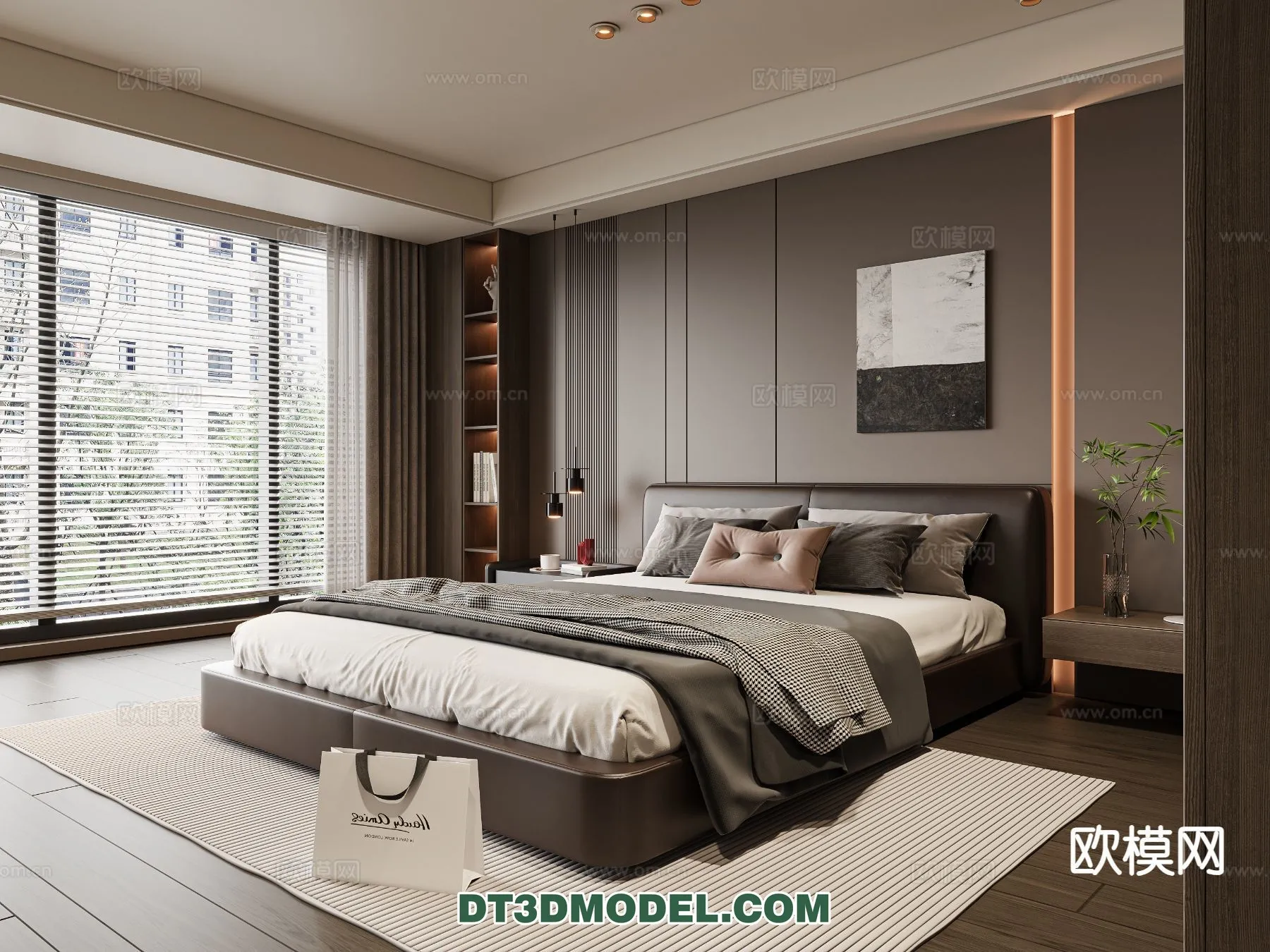 Bedroom - Italian Style - Interior 3D Scene - 087