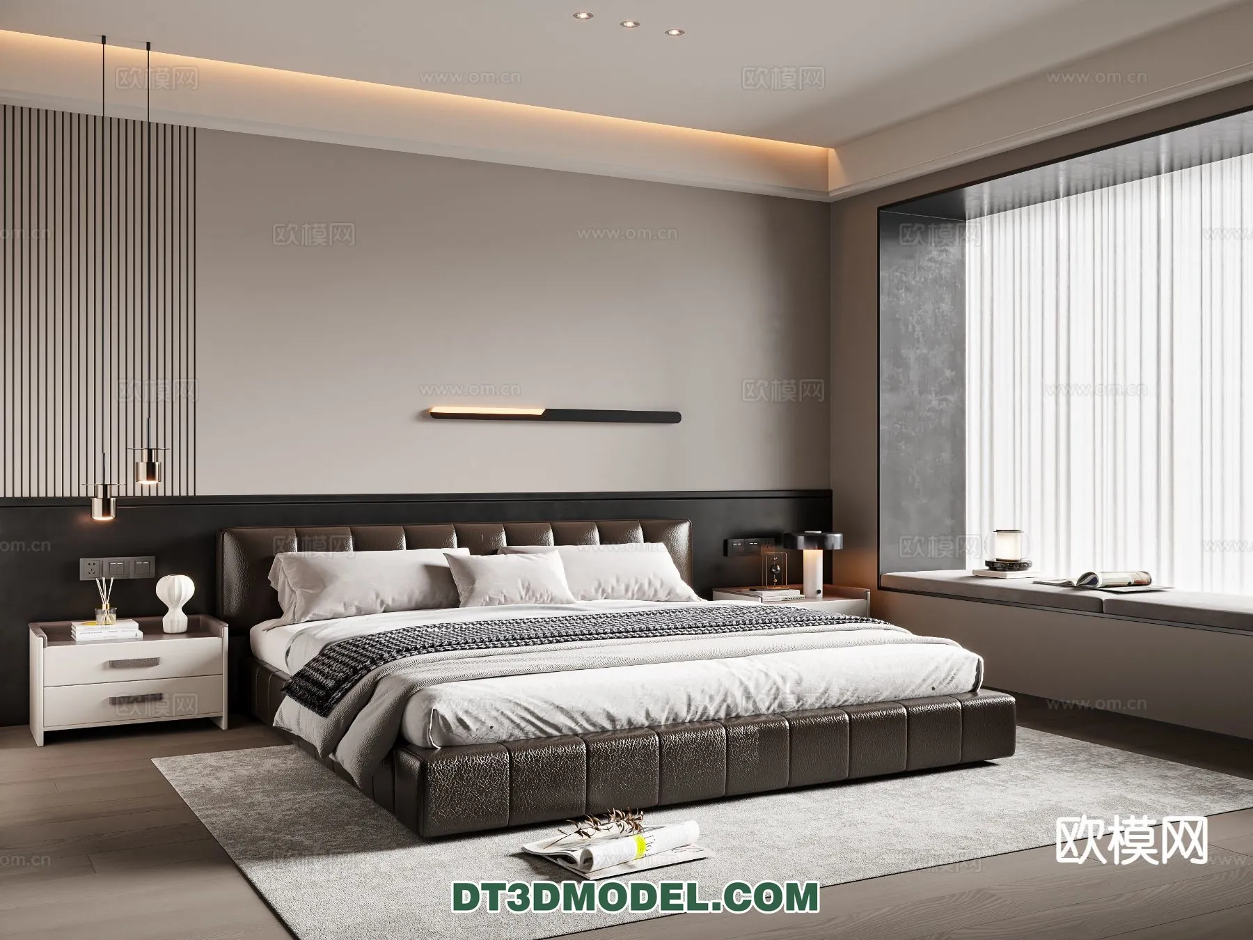 Bedroom - Italian Style - Interior 3D Scene - 100