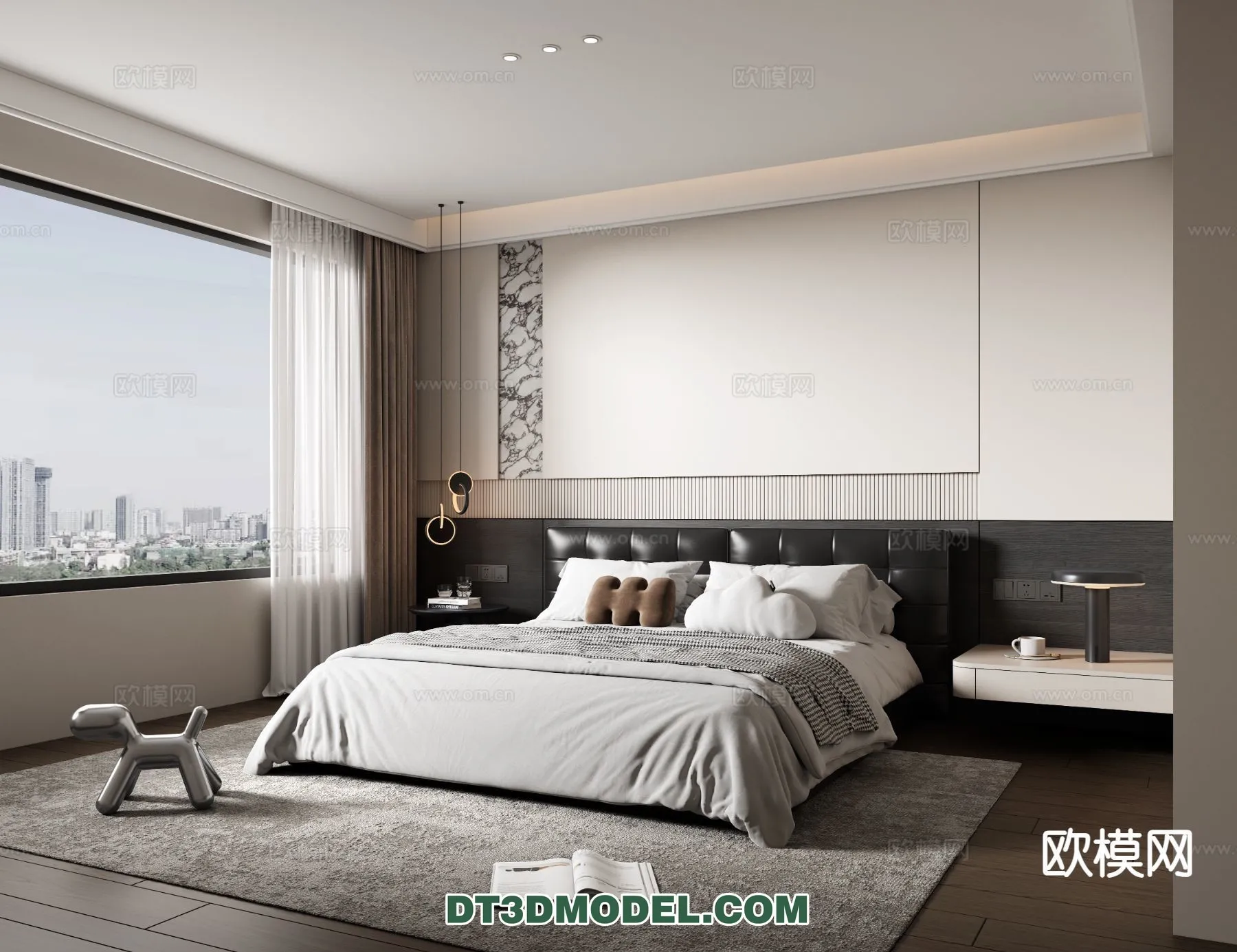 Bedroom - Italian Style - Interior 3D Scene - 107