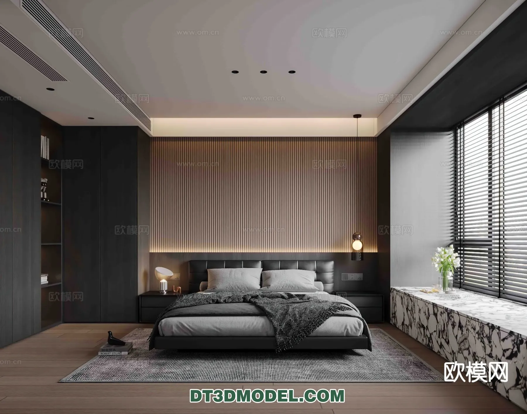 Bedroom - Italian Style - Interior 3D Scene - 110