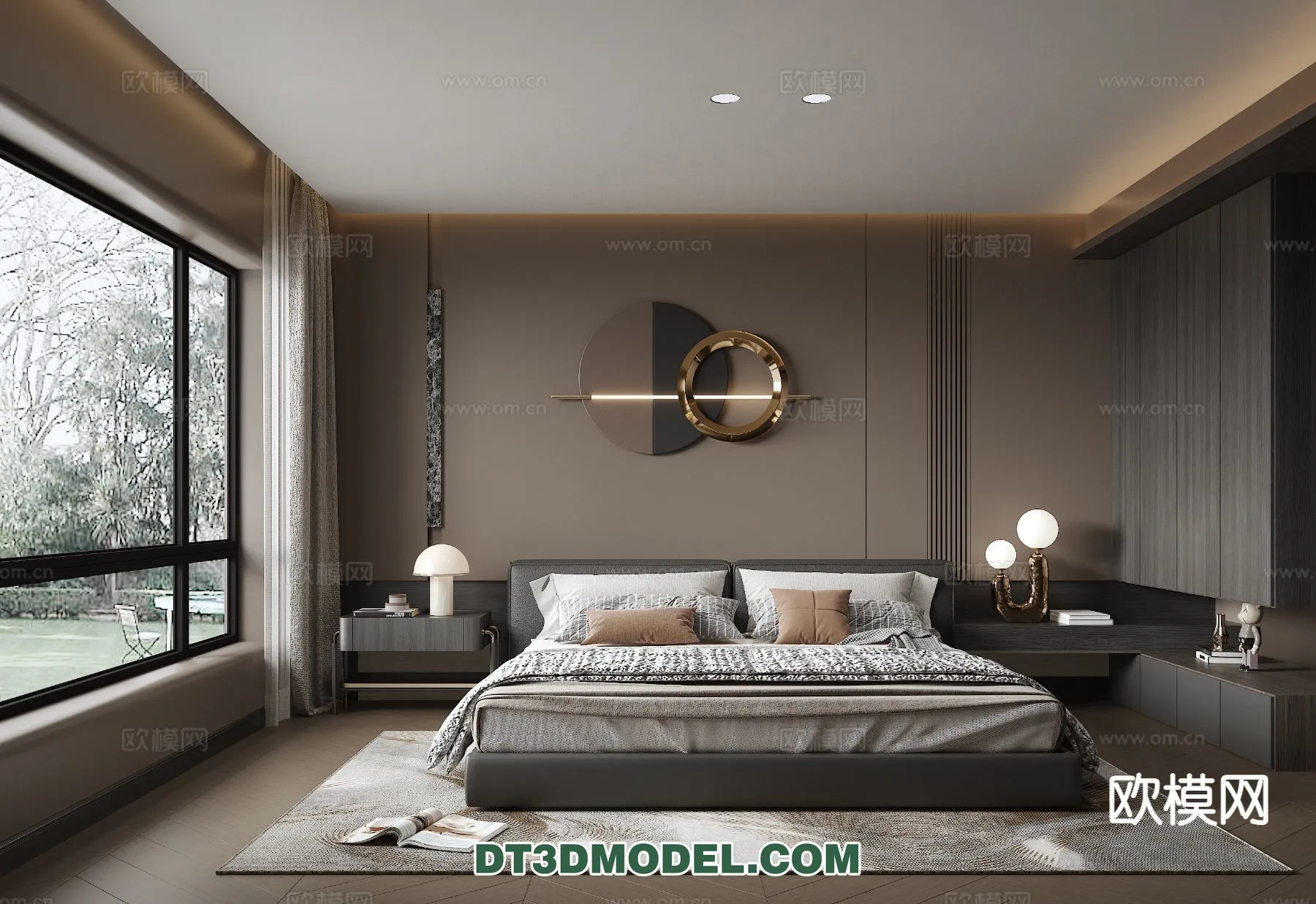 Bedroom - Italian Style - Interior 3D Scene - 111