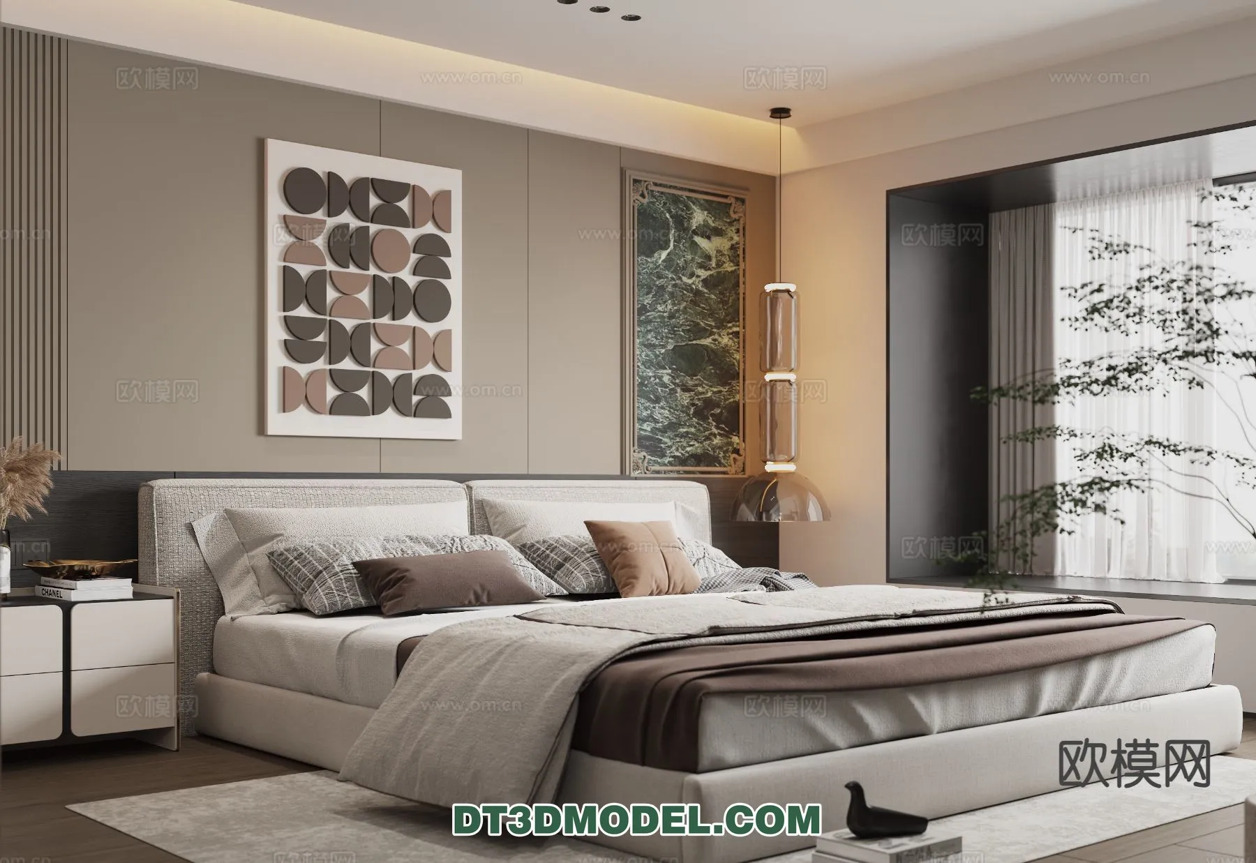 Bedroom - Italian Style - Interior 3D Scene - 112