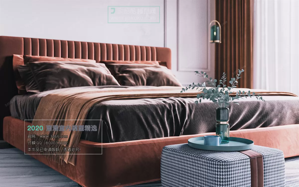 BEDROOM - MODERN STYLE - 3D MODELS