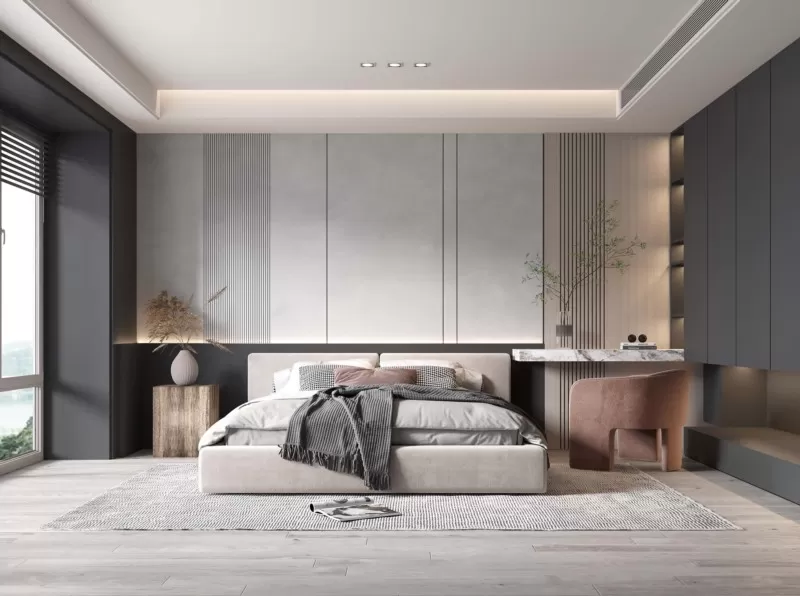 BEDROOM - MODERN STYLE - 3D SCENE - 307