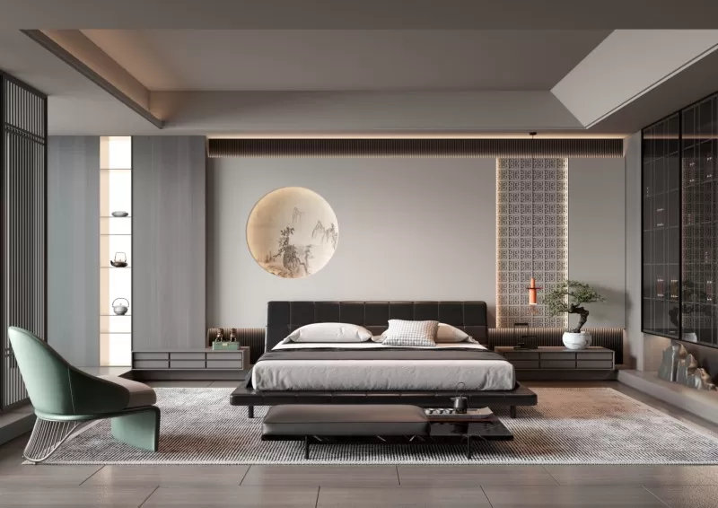 BEDROOM - MODERN STYLE - 3D SCENE - 309