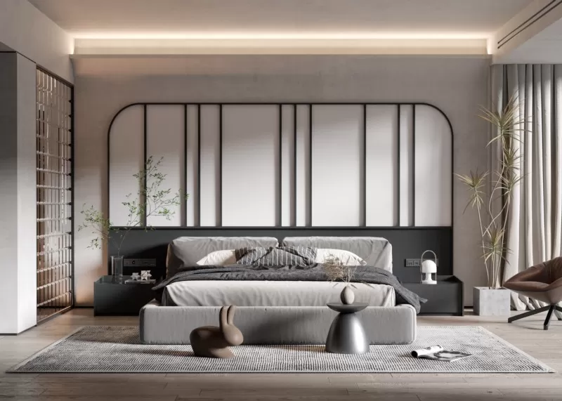 BEDROOM - MODERN STYLE - 3D SCENE - 310