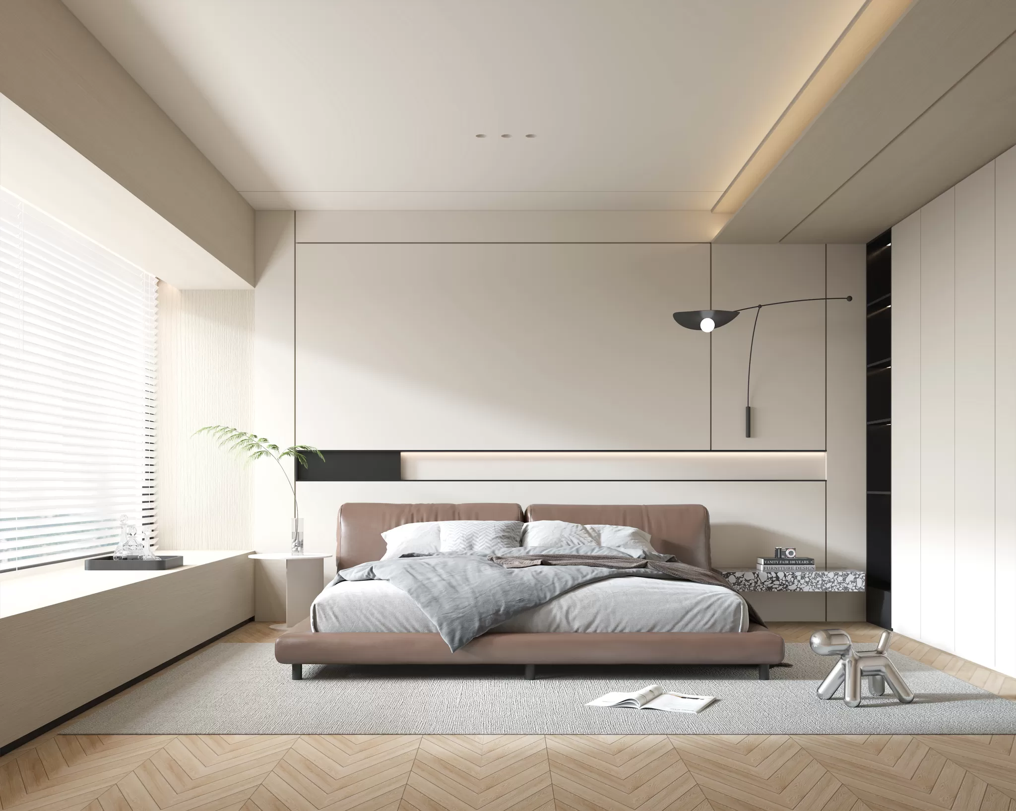 BEDROOM - MODERN STYLE - 3D SCENE - 324