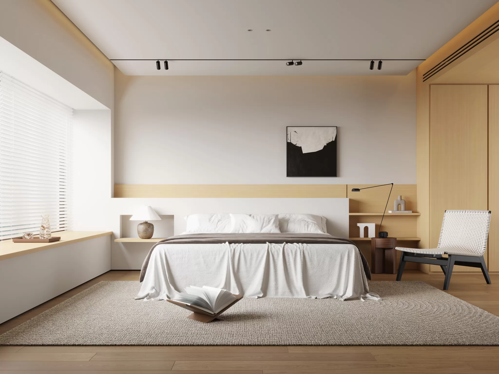 BEDROOM - MODERN STYLE - 3D SCENE - 332