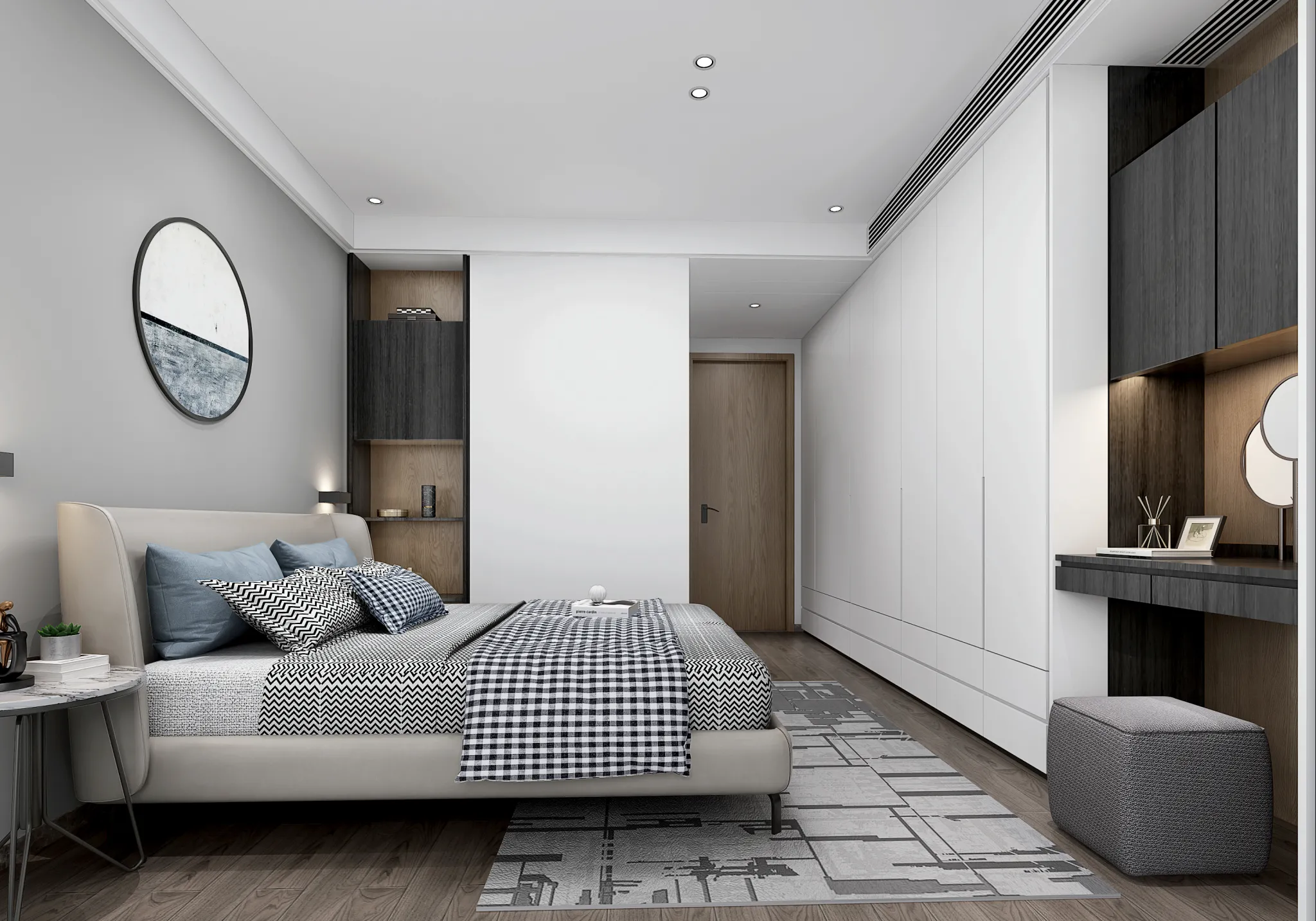 Bedroom - Modern Style 3D Scenes - Interior Design - 003