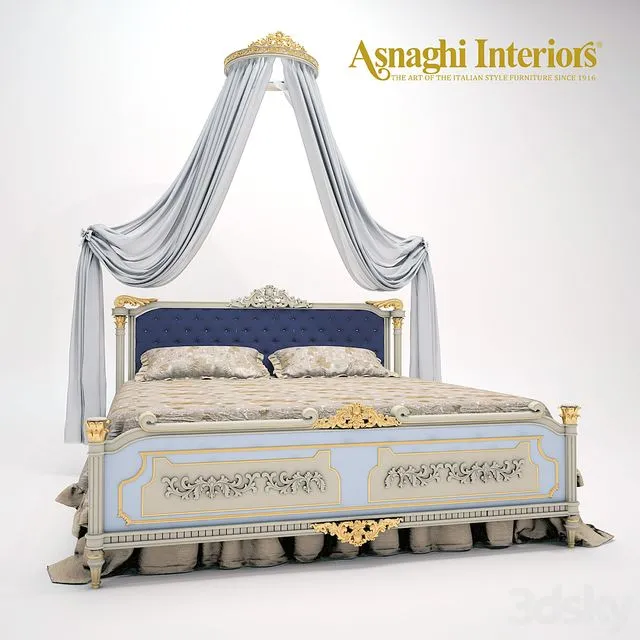 Bedroom Set Asnaghi Interiors 3D Model