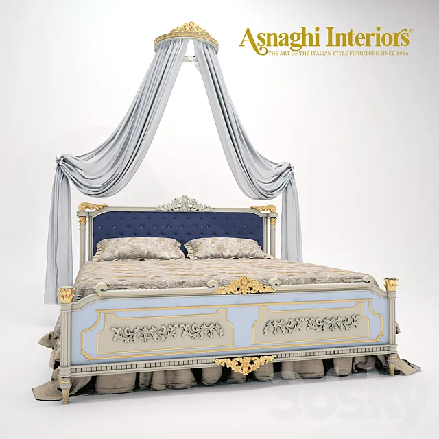 Bedroom Set Asnaghi Interiors 3D Model