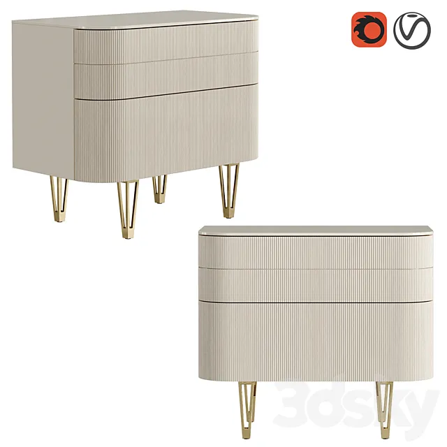 BEDROOM TRUE LOVE Caracole 3D Model