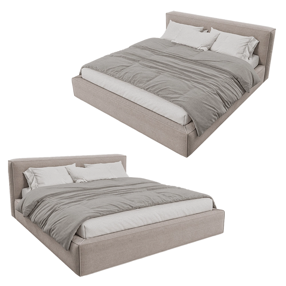 Beds one - Bed Monti 3D Model