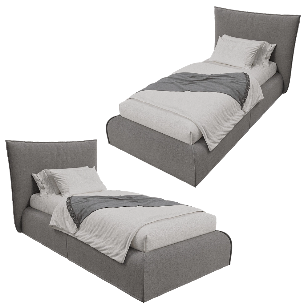 Beds one - Child bed Kanto 3D Model