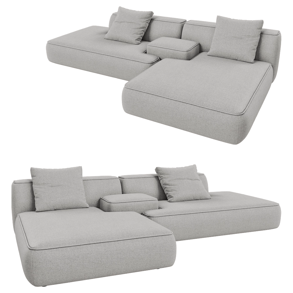 Beds one - Sofa Aima 3D Model