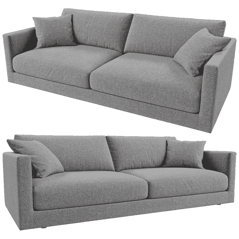 Beds one - Sofa Roomy 1 3D Model