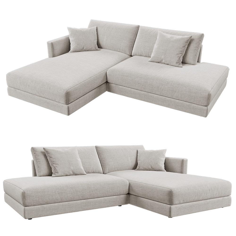 Beds one - Sofa Roomy 2 3D Model