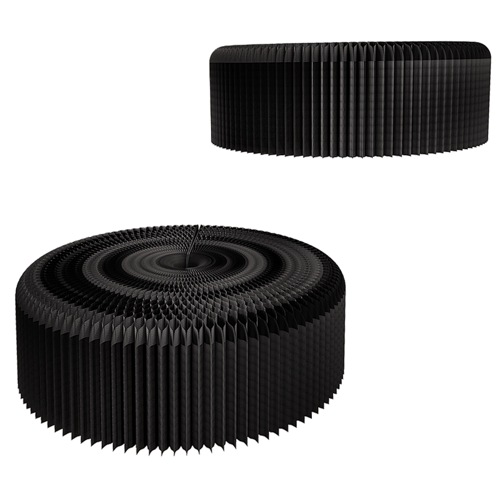 Beds one - Stool Folding Paper 305-915 mm 3D Model