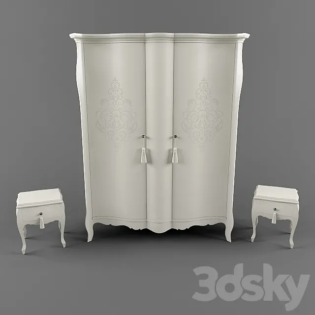 bedside cabinet 3DModel