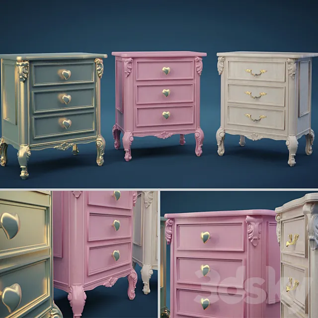 Bedside Cavio Benedetta 3D Model