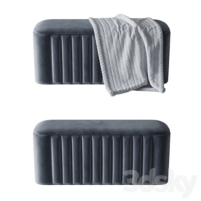 Bedside pouf 3DModel