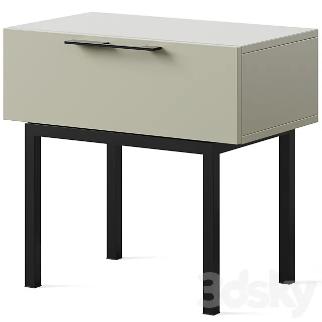 Bedside table Angel by Cosmo 3D Model