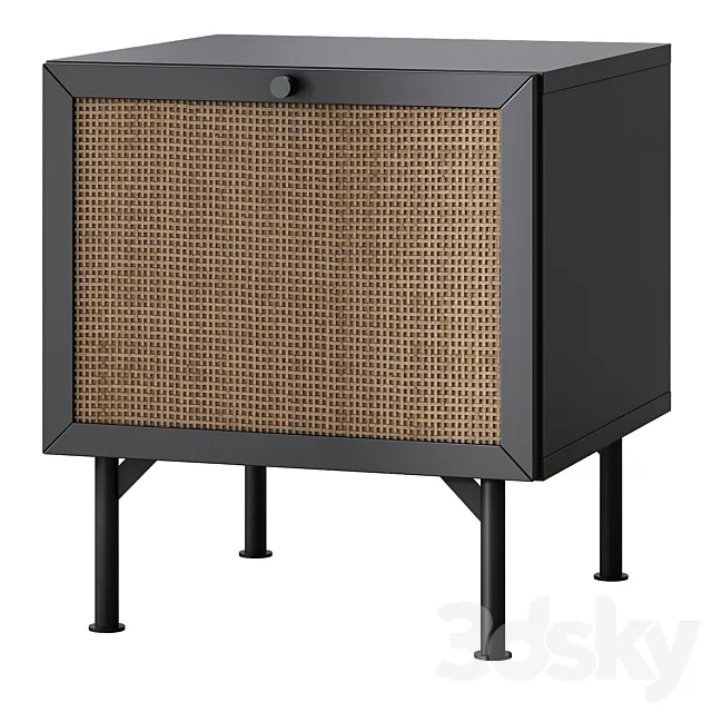 Bedside table Bronte-1 Dark Free Download