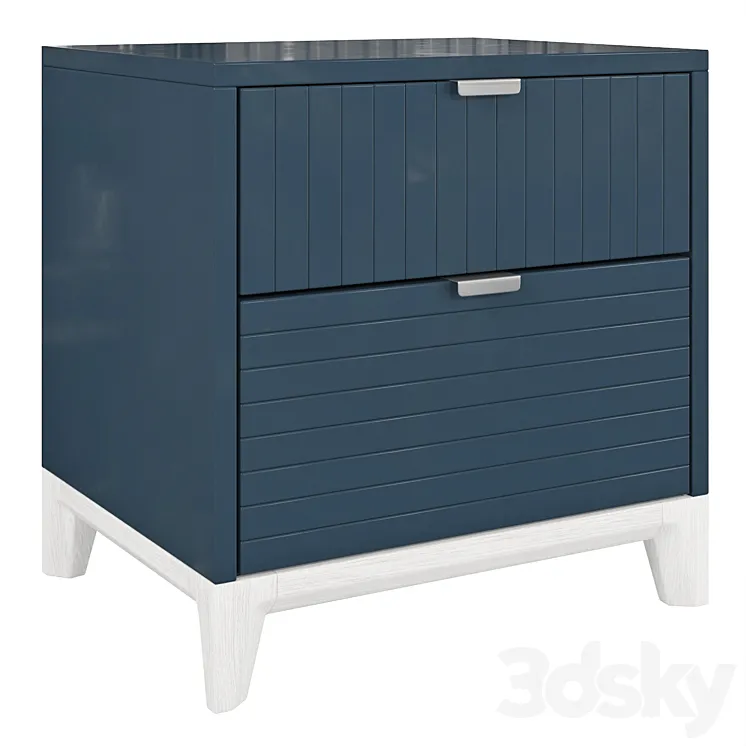 Bedside table Case 3D Model Free