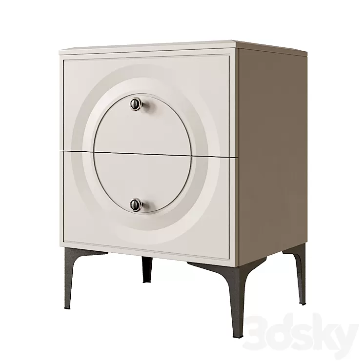 Bedside table Constance 3D Model