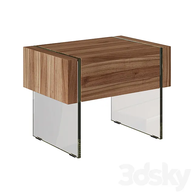 Bedside table CP1803-H-NOGAL 072032 3D Model